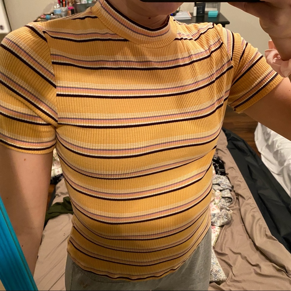 Yellow striped shirt ✨✨